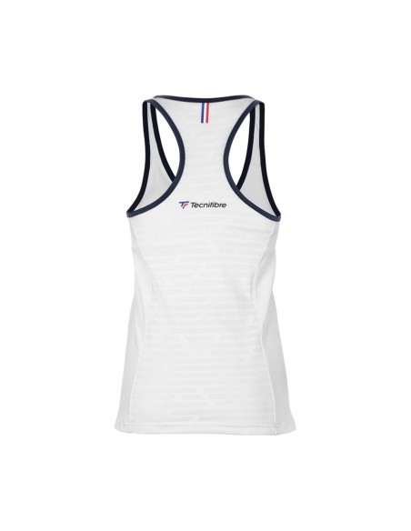 Camiseta Sin Mangas Tecnifibre F3 Blanco Mujer | Ofertas de pádel